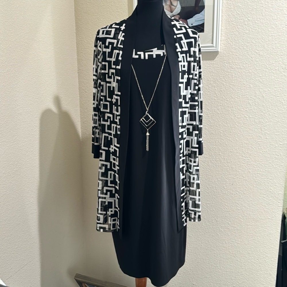 R&M Richards 2PC Printed Dress